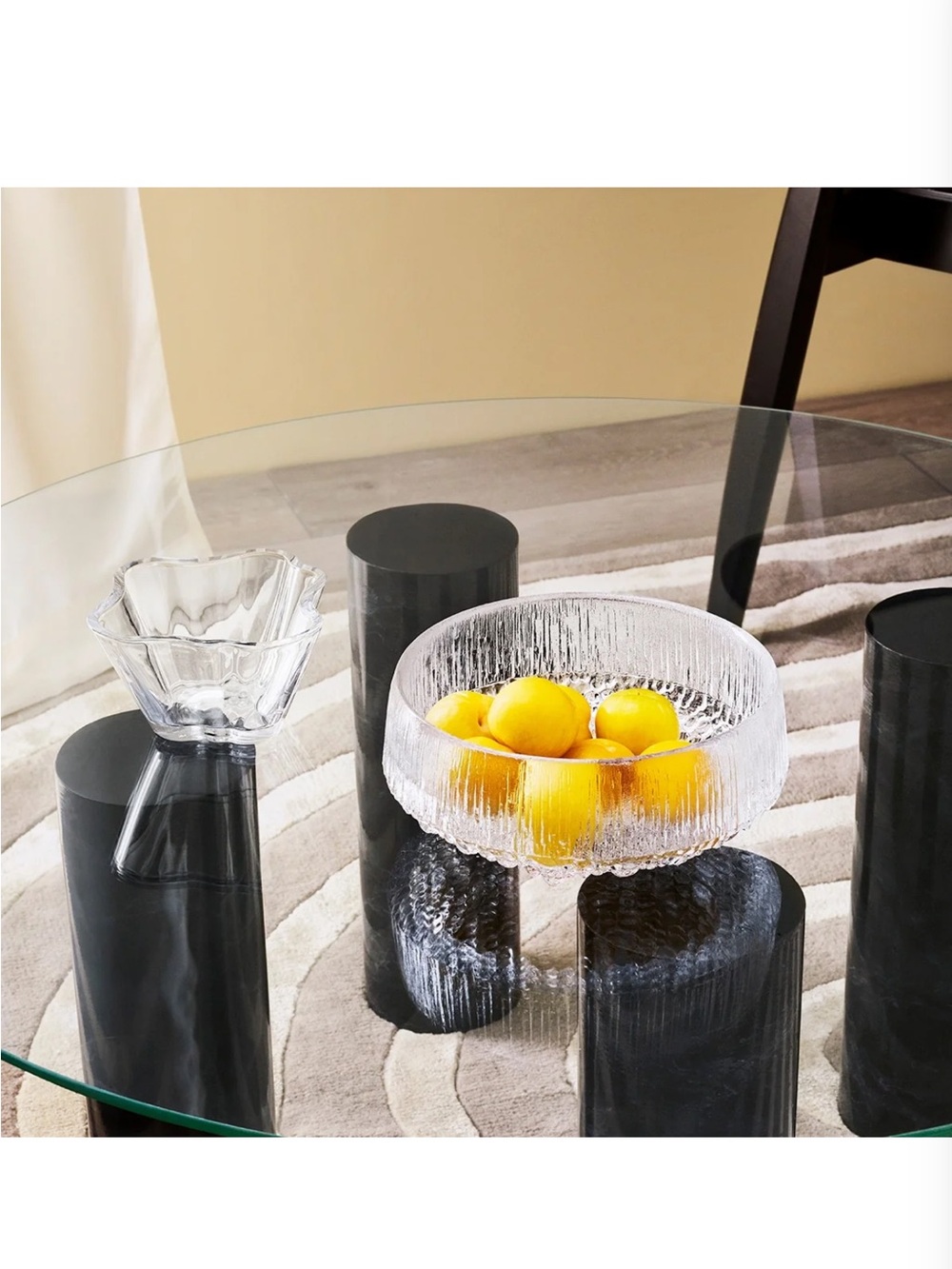 iittala Ultima Thule Footed crystal Serving Bowl